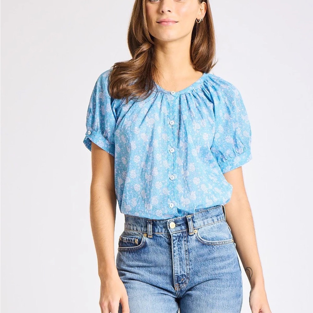 Mille Naomi Top in Charleston Floral - Picture 2 of 3
